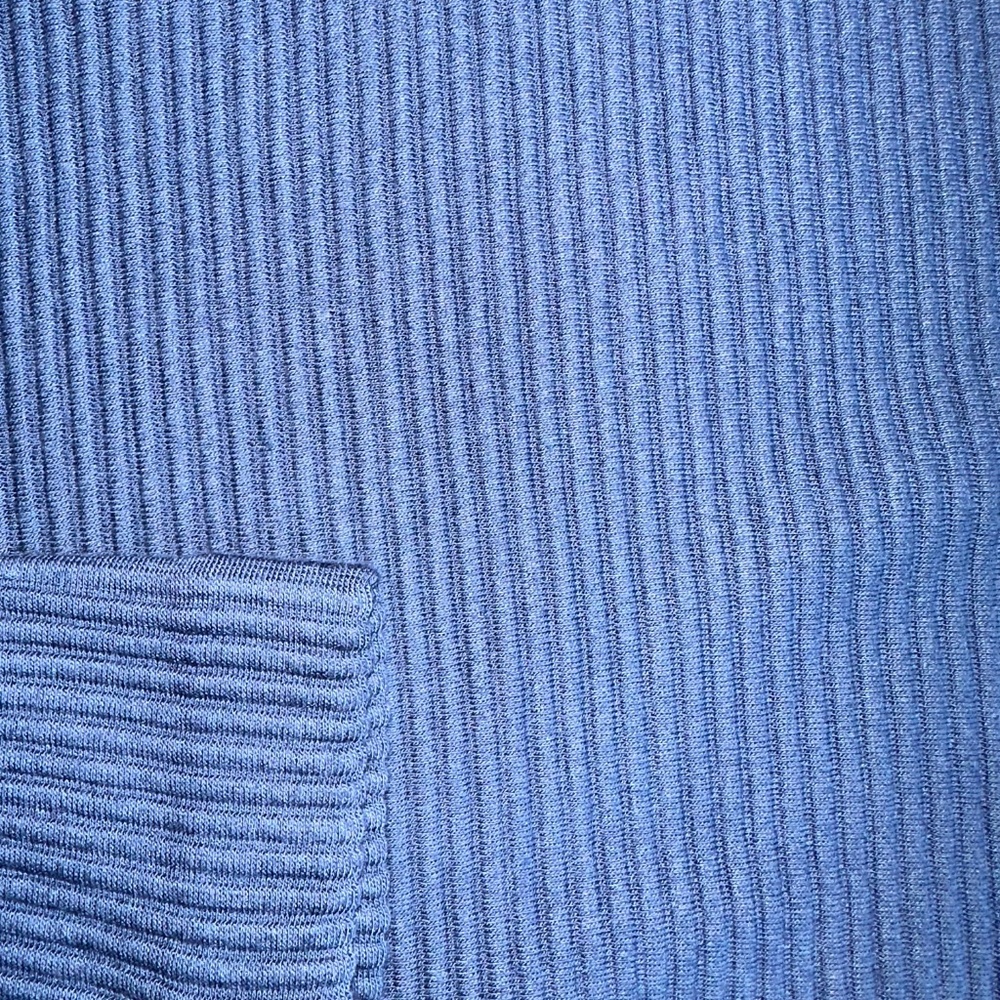 Club Monaco Meredy Ribbed Turtleneck Top | French Blue, XS GD1183 - Picture 3 of 4